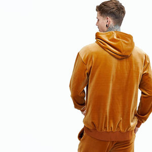 Conjunto Deportivo Personalizado de Fabricante OEM, 2 Piezas, Sudadera con Capucha y Pantalones, Chándal de Terciopelo Holgado para Hombre - Product Image 2