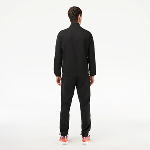 Conjunto Deportivo para Hombre con Cuello Alto y Cremallera, Corte Regular, Diseño OEM, Sudadera y Pantalones con Parches, Conjunto Casual de Dos Piezas - Product Image 2