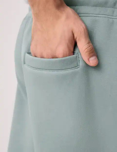 Nouveauté : Short de bain pour homme 100% coton extensible, respirant et à séchage rapide, confortable, uni, décontracté, pour la plage et le surf - Product Image 6
