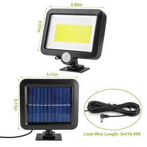 IP65 lampada da parete esterna a energia solare impermeabile con sensore di movimento luce crepuscolo all'alba per ponte porta anteriore per uso esterno - Product Image 4