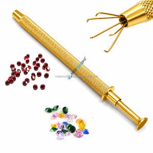 New Diamond claw <b>tool</b> Claw <b>pick</b> <b>up</b> <b>tool</b> German steel Jewelry assembly <b>tool</b> Bead grabber Lightweight Jewelry Tweezers - Product Image 5
