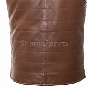 เสื้อกั๊กหนังแท้สำหรับผู้ชายรุ่นปี 2026 แฟชั่นลำลองสไตล์นักขี่มอเตอร์ไซค์ คุณภาพสูง เหมาะสำหรับการล่าสัตว์ - Product Image 5