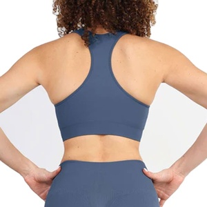 ชุดออกกำลังกายขาสั้นไร้รอยต่อสำหรับผู้หญิงชุดออกกำลังกายเล่นโยคะออกแบบได้เองมีกระดุมปักลาย - Product Image 2