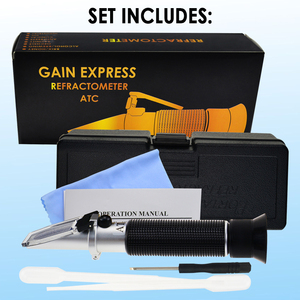 Réfractomètre optique professionnel pour eau de mer et eau salée, testeur de salinité haute précision avec ATC pour aquariums de récif et contrôle de la saumure - Product Image 3