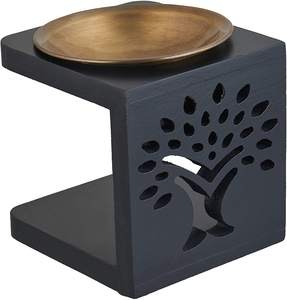 Quemador de Aceite Esencial Decorativo de Metal, Hecho a Mano, Ecológico, de Alta Calidad, Estilo Antiguo, Capacidad de 4 Pulgadas | - Product Image 5