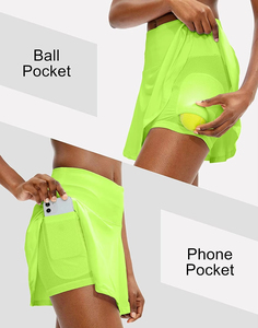 Jupe de course pour femme au design optimal, décontractée, taille haute, personnalisable, OEM, vente en gros, fabrication de haute qualité, séchage rapide - Product Image 3