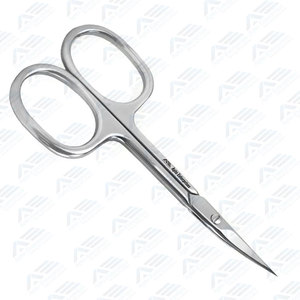 Ciseaux à cuticules professionnels en acier inoxydable à pointe courbée – Prix de gros - Product Image 3