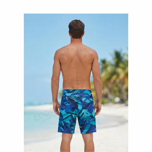 Pantalones Cortos de Baño Personalizados para Hombre, Estilo Urbano, de Verano, con Cordones, Sólidos, Ecológicos, con Estampado por Transferencia Térmica, Ajuste Holgado y Transpirables - Product Image 2