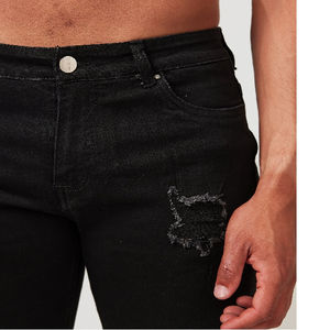 Pantalones Cortos de Mezclilla de Nuevo Estilo para Hombre, Jeans Rotos para Hombre, Pantalones Cortos de Mezclilla Transpirables y Suaves para Hombre, Ropa Casual de Verano para Hombre - Product Image 3