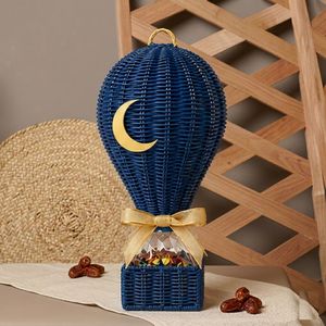 Factory Direct Sale Ramadan Candy Packaging Set Woven Rattan <b>Eid</b> <b>Gift</b> Containers For Celebration Events Wicker Ramadan <b>Gift</b> <b>Box</b> - Product Image 3