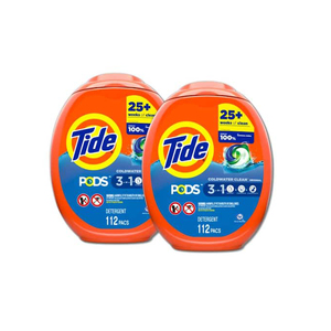 Lessives en dosettes Tide PODS sans parfum et douces, 112 unités, compatibles HE et lavage à froid - Product Image 6