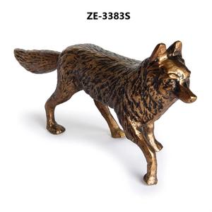 Fox Forest Loop Cozy Corner Display Dragon Flame Nest Lunar Holiday Tablepiece, sculpture moderne en porcelaine, Zahid Exports - Product Image 3