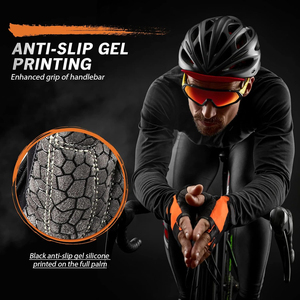 Gants de cyclisme pour sports de plein air, gants de VTT, gants de protection pour moto, gants de motard, gants d'été mi-doigts unisexes - Product Image 5