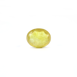 Loose 5.1 Carat Oval Cut Yellow Sapphire Gemstone for Fine Jewelry - Product Image 2