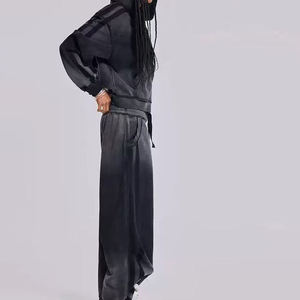 Survêtement unisexe personnalisé, coupe évasée, style football, ample, 100% coton, zippé, pour homme, idéal pour l'hiver, le sport et le streetwear - Product Image 2