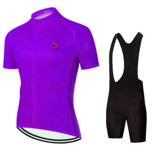 Custom Logo Printing Quick Dry <b>Jersey</b> And Short Set High Quality Breathable Sports <b>Cycling</b> Uniform For <b>Men</b> - Product Image 1
