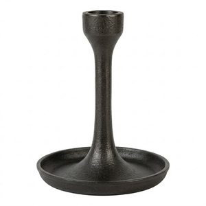 Indian Customized Vintage Design <b>Candlestick</b> Holder <b>Black</b> Iron Farmhouse Decor for Home Wedding Party Anniversary Housewarming - Product Image 5