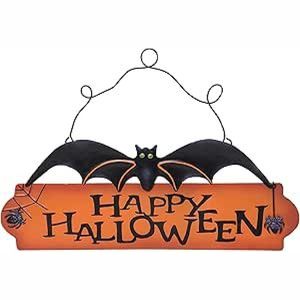 Ornements suspendus en bois de citrouille d'Halloween faits à la main, rustiques, en forme de Jack O'Lantern, avec corde en jute pour une décoration festive de la maison - Product Image 4