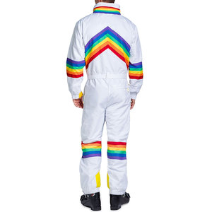 Vêtements de ski unisexes écologiques, coupe-vent, respirants, à prix avantageux, en vente en ligne, design personnalisé contrasté, softshell - Product Image 3