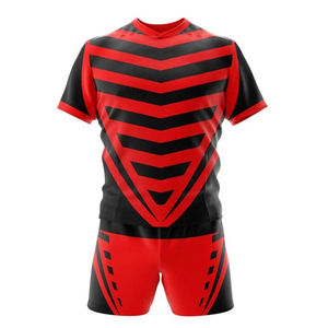 Uniforme de Rugby de Primera Calidad, 100% Poliéster, con Logotipo Personalizado, de Secado Rápido y Transpirable, para Hombre, Tallas Grandes, Ropa para Adultos - Product Image 2