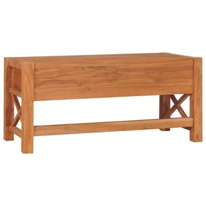 Mueble para TV Mediano en Madera de Teca Natural y Contrachapado, Elegante Soporte con Acabado de Teca Estilizado - Product Image 5