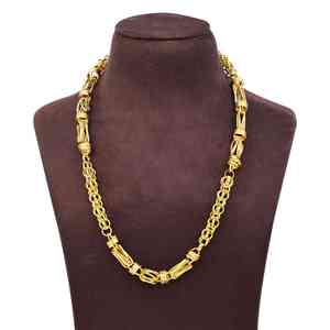 Cadena Holo para Hombre, Chapada en Oro Micro de 14K, 18K y 24K, Joyería de Moda, Diseño Moderno, Venta al Por Mayor - Product Image 2