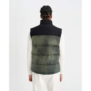 Chaleco de Invierno para Hombre LEAFITS, Chaqueta Acolchada de Dos Tonos, Cuello Alto, Calefactable, Ecológico, para el Mercado Europeo - Product Image 4