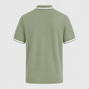 Men Premium Contrast Stripe Polo <b>Shirt</b> Soft Breathable Short Sleeve Casual Summer <b>Collar</b> <b>T</b> <b>Shirt</b> for Sports and Daily Wear - Product Image 2