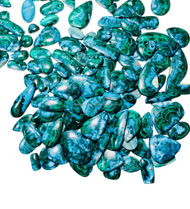 Cristales Sueltos de Crisocola Malaquita Natural de Alta Calidad para Joyería, Decoración del Hogar, Venta al Por Mayor, Tercera Parte FAIJAN - Product Image 1