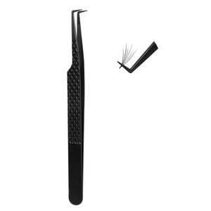 Pince à épiler pour extensions de cils en acier inoxydable durable, design dernier cri, légère, réutilisable, de haute qualité - Product Image 1