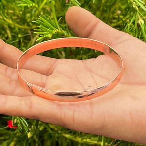Polished Copper Bangle <b>Bracelet</b> Classic Timeless Fashion Accessory Custom Manufacturing - Product Image 2