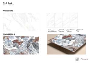 Dalles de porcelaine à texture moderne sculptée 60x120cm 600x1200mm 24x48 Design de surface avancé pour application intérieure et extérieure urbaine - Product Image 2