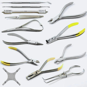 High Quality Manual Stainless Steel Orthodontic Wire Bending <b>Pliers</b> Dental Bracket Placing Removing Tools <b>Set</b> By Grip Surgical - Product Image 1