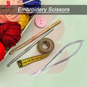 Tijeras de Precisión de Acero Inoxidable Portátiles de la Mejor Calidad para Cejas y Pestañas - Product Image 6