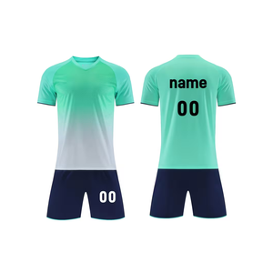 Tenues de football personnalisées haut de gamme, ensembles de maillots d'entraînement de football vierges, kits de football complets, design et logo personnalisés, uniforme de football - Product Image 1