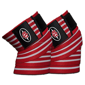 Deadlift Entrenamiento Levantamiento de pesas Algodón elástico Rodilleras Unisex Sentadillas Seguridad Compresión Vendaje Levantamiento de pesas Gimnasio Accesorios - Product Image 1