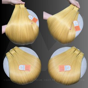 Extensions de cheveux vierges Remy vietnamiens AZ Hair en gros, lisses comme des baguettes, double trame, pointes épaisses, pleine longueur, lots de 100g - Product Image 6