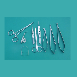 Kit de Tijeras Oftálmicas para Microcirugía Ocular de Alta Calidad, 9 Piezas, Juego de Microcirugía, Instrumentos Quirúrgicos de Acero Inoxidable, CE - Product Image 1