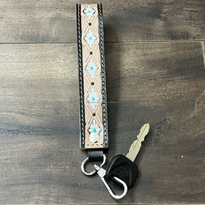 Nouveau porte-clés de poignet en cuir véritable fait main vintage personnalisé, porte-clés de mode durable, porte-clés de poignet, lanières - Product Image 5