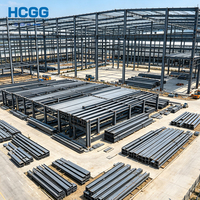 Bâtiment industriel préfabriqué en acier sur mesure, structure à poutres en H, pour bureau, ferme, entrepôt, atelier, résistant au vent et aux tremblements de terre