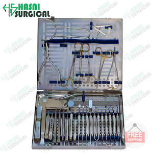 Kit d'instruments parodontaux de qualité supérieure, 33 pièces, en acier inoxydable, pour implants dentaires, chirurgie orthodontique et chirurgie buccale - Product Image 4