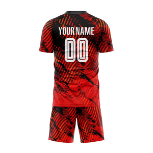 Ensemble d'uniformes de football personnalisés de haute qualité, kit de football respirant, maillot d'équipe, short, vêtements de sport, tenue d'entraînement à séchage rapide - Product Image 3