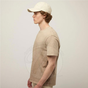 Camiseta de Tela Suave con Efecto Desgastado por el Sol, Estilo Casual, Camiseta Moderna con Efecto Desgastado por el Sol - Product Image 3