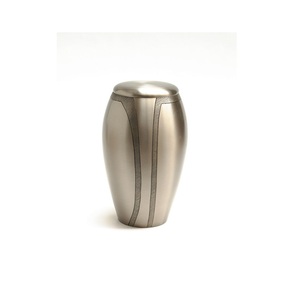 Urnes funéraires en métal décoratives pour cendres humaines, conçues pour préserver les souvenirs, avec couvercle fileté sécurisé - Product Image 4