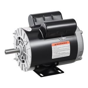 Motor de compresor de aire monofásico de 3.7 HP, 3450 RPM, 230 V, 17.2 amperios, eje con chavetero de 5/8 pulgadas, marco 56, longitud de eje de 1.88 pulgadas, categoría de motores de CA - Product Image 6
