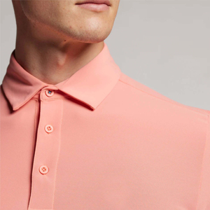 Chemises décontractées pour hommes grande taille en coton et bambou, tricotées unies, respirantes, écologiques, à séchage rapide, avec logo brodé, à manches courtes - Product Image 5