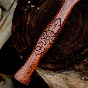 Damascus Double Head <b>Axe</b> Custom Pattern Steel Heavy Construction Outdoor Camping Bushcraft Tool Damascus Double Head <b>Axe</b> - Product Image 6