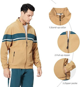 Conjunto Deportivo Informal de 2 Piezas para Hombre Life, Traje Deportivo para Correr con Contraste - Product Image 2