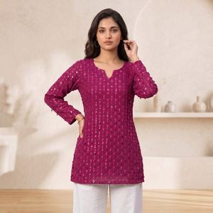 Diseñador de alta calidad Ropa de boda de seda pura Señoras bordadas Georgette Lehenga Choli Mejor precio competitivo Ocasiones especiales - Product Image 2