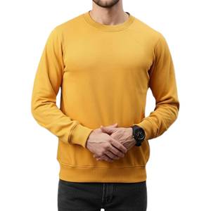 Factory Direct Cotton Mens <b>Plain</b> <b>Sweatshirt</b> Soft Breathable Streetwear Casual Wear Bulk Volume Supplier - Product Image 5